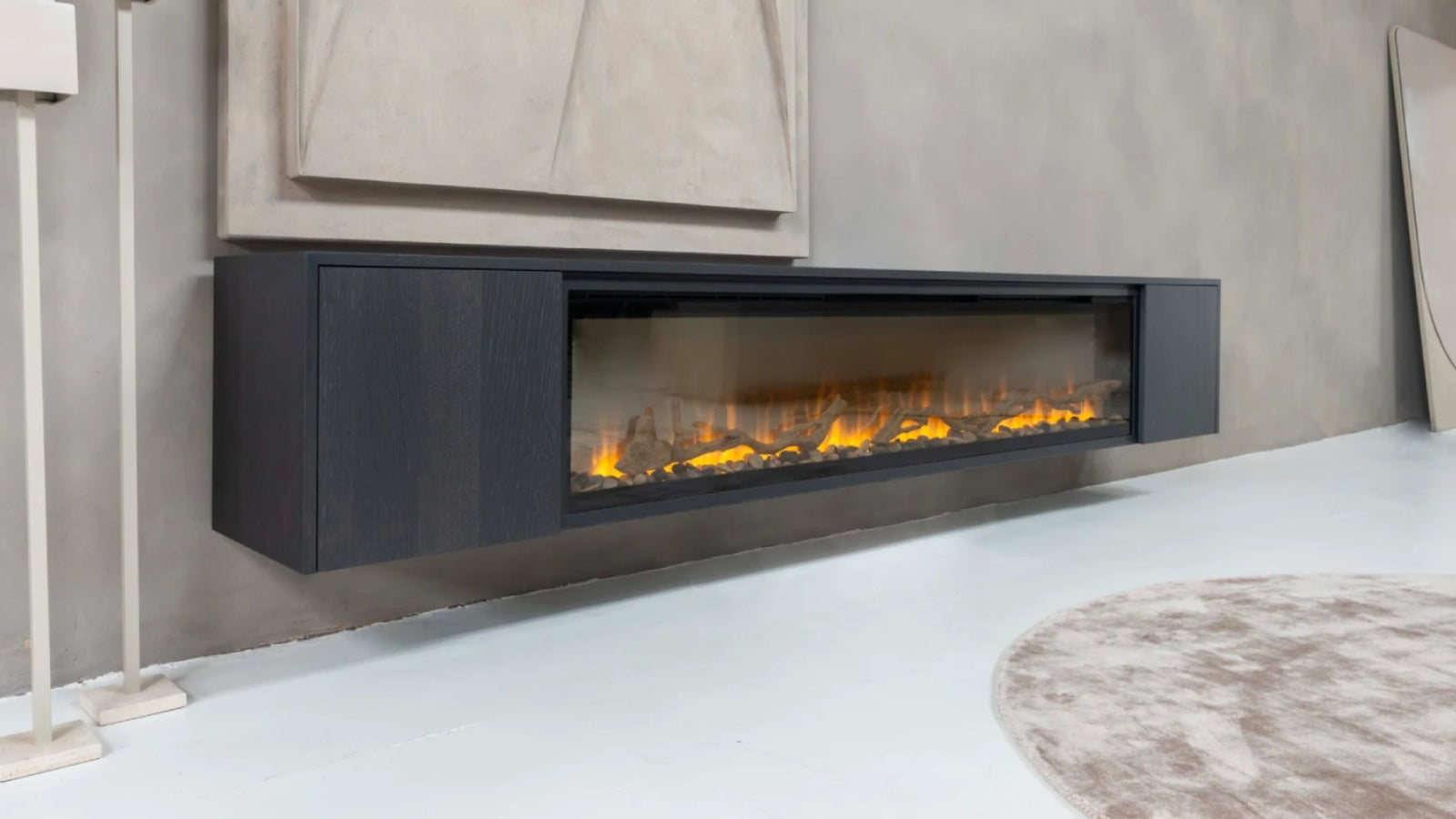 tv kast met sfeerhaard