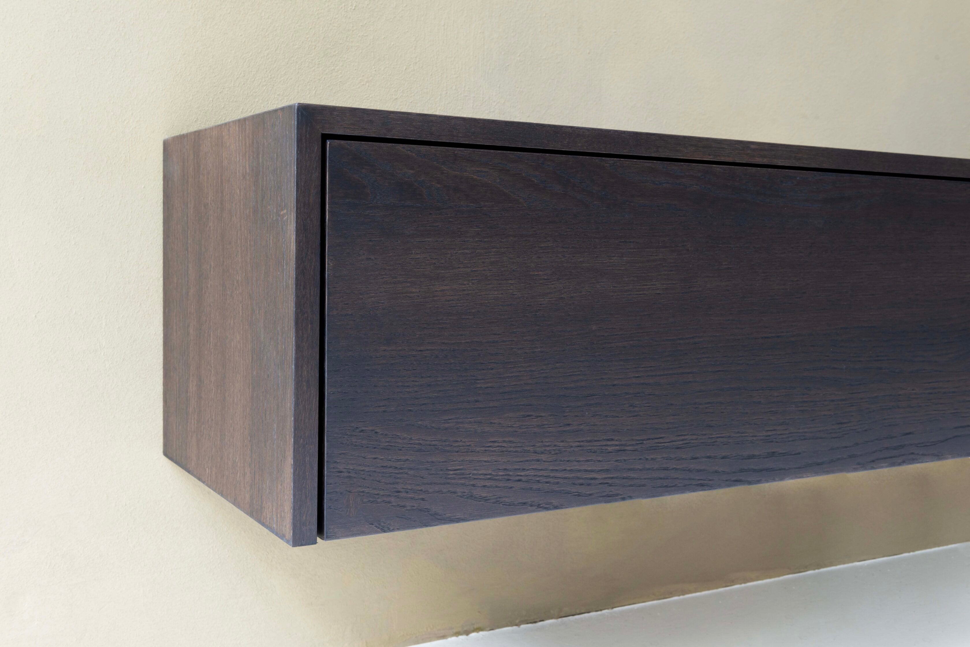 TV-meubel Johnson - Zwevend - Eiken - 4 kleppen