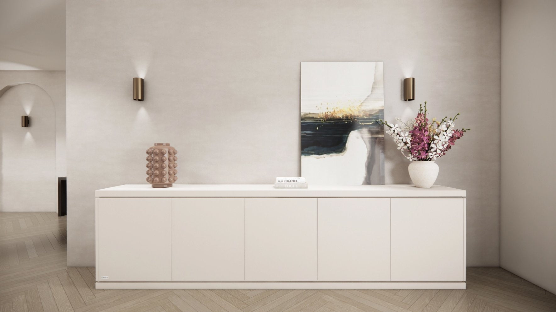 Dressoir Rockefeller - Staand - MDF - 5 Deurs