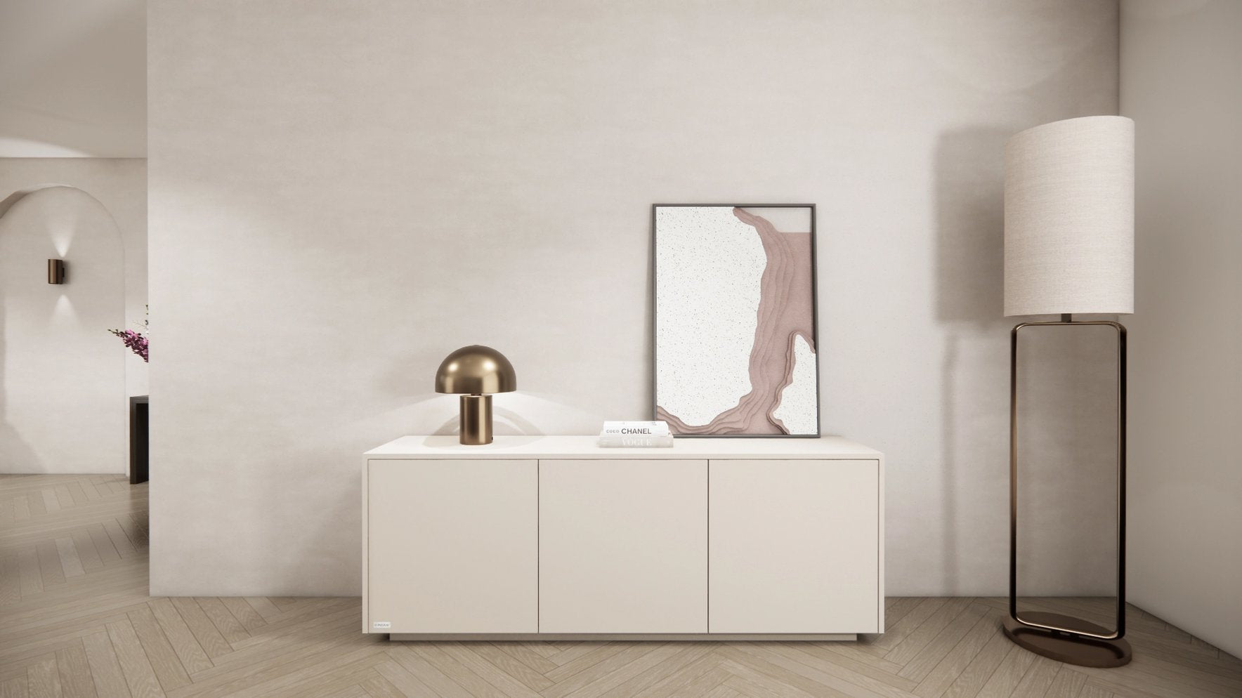 Dressoir Johnson - Staand - MDF - 3 Deurs