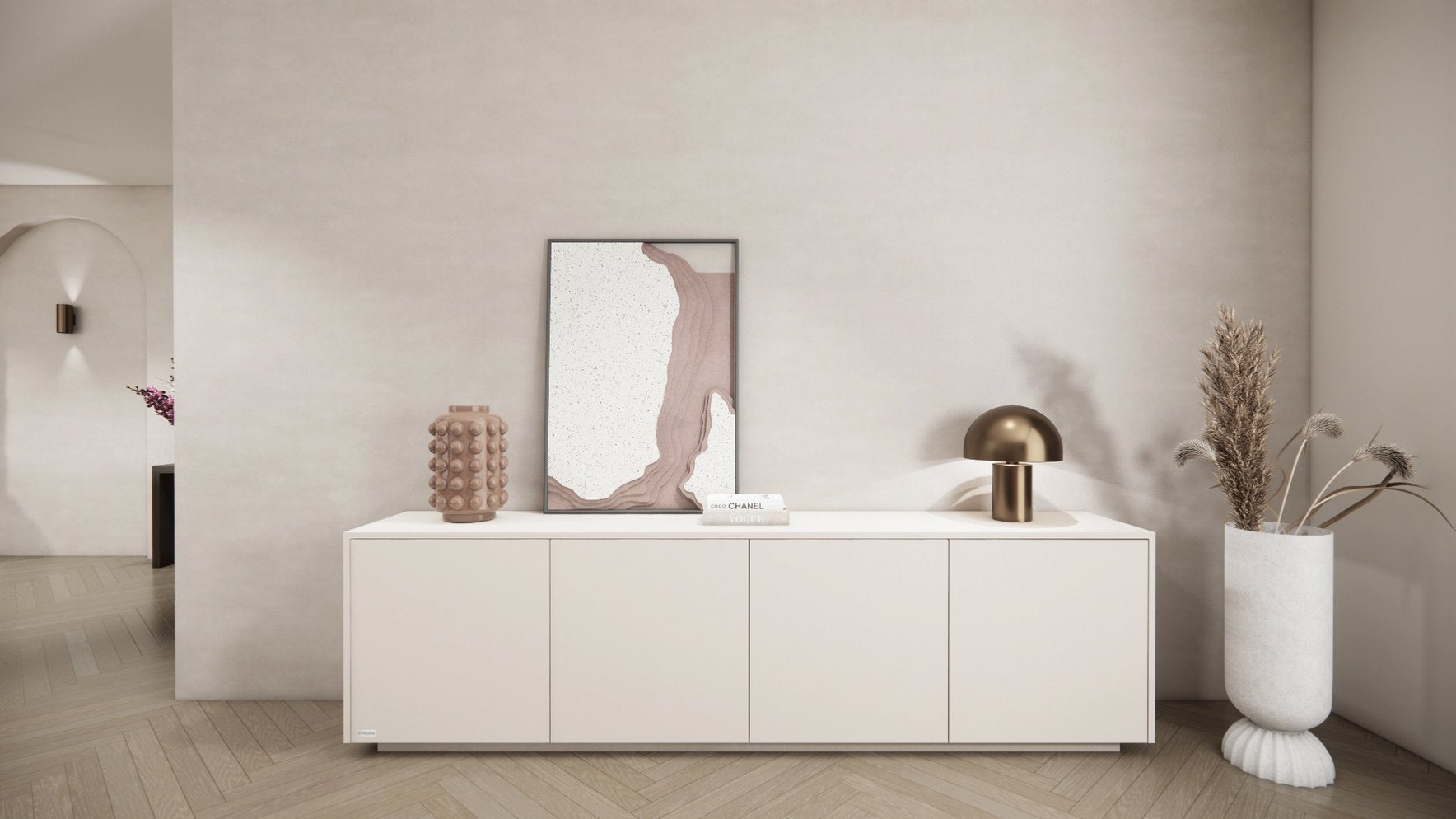 Dressoir Johnson - Staand - MDF - 4 Deurs