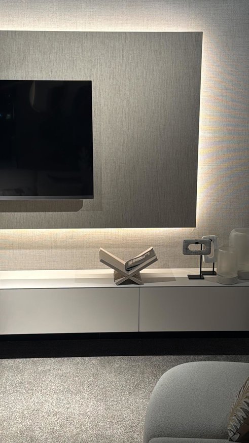 Wandpaneel - Alpaca - Melamine - TV paneel