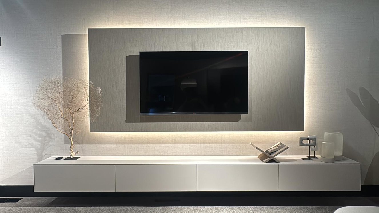 Wandpaneel - Alpaca - Melamine - TV paneel