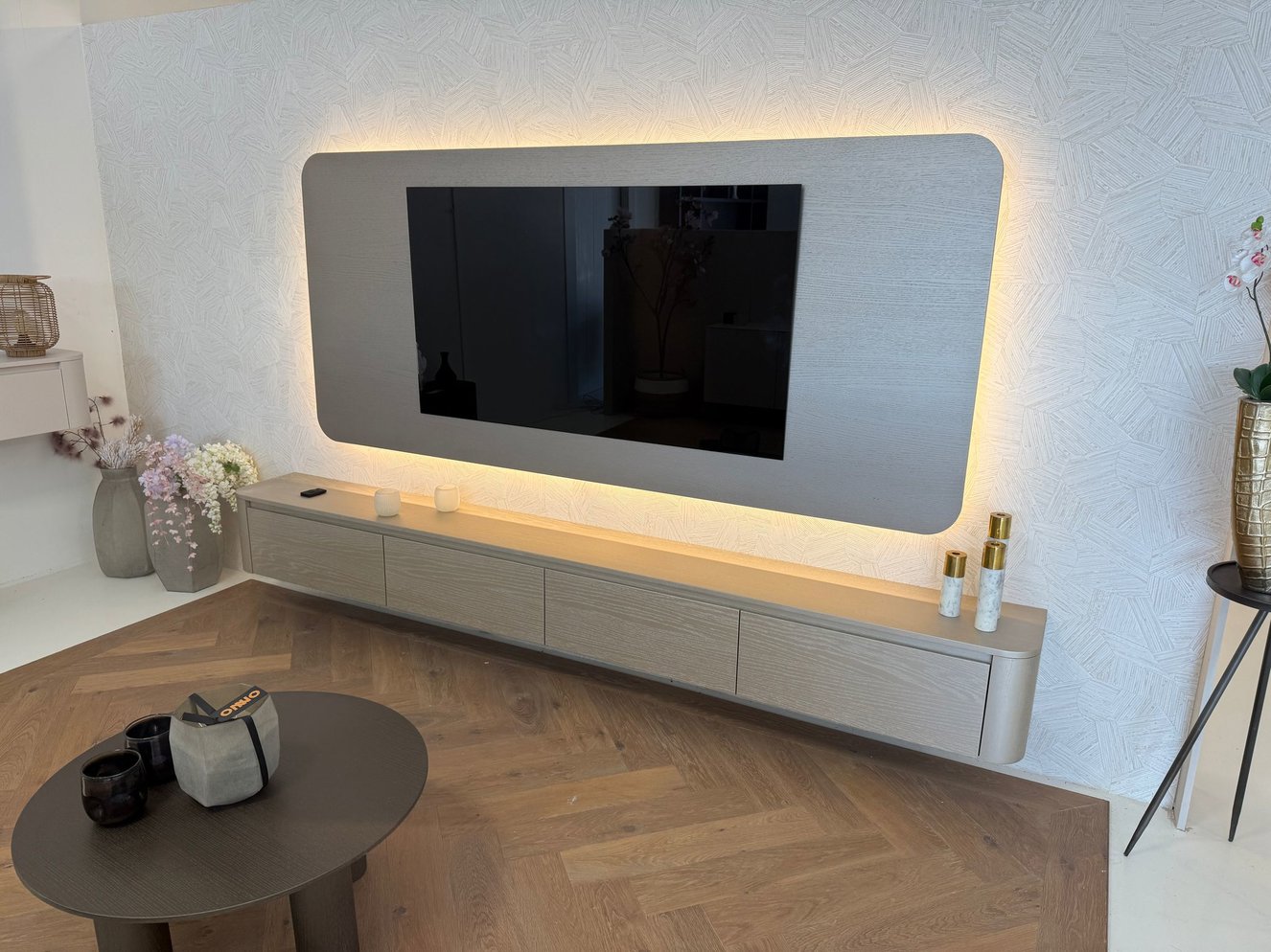 Wandpaneel - Eiken - TV paneel