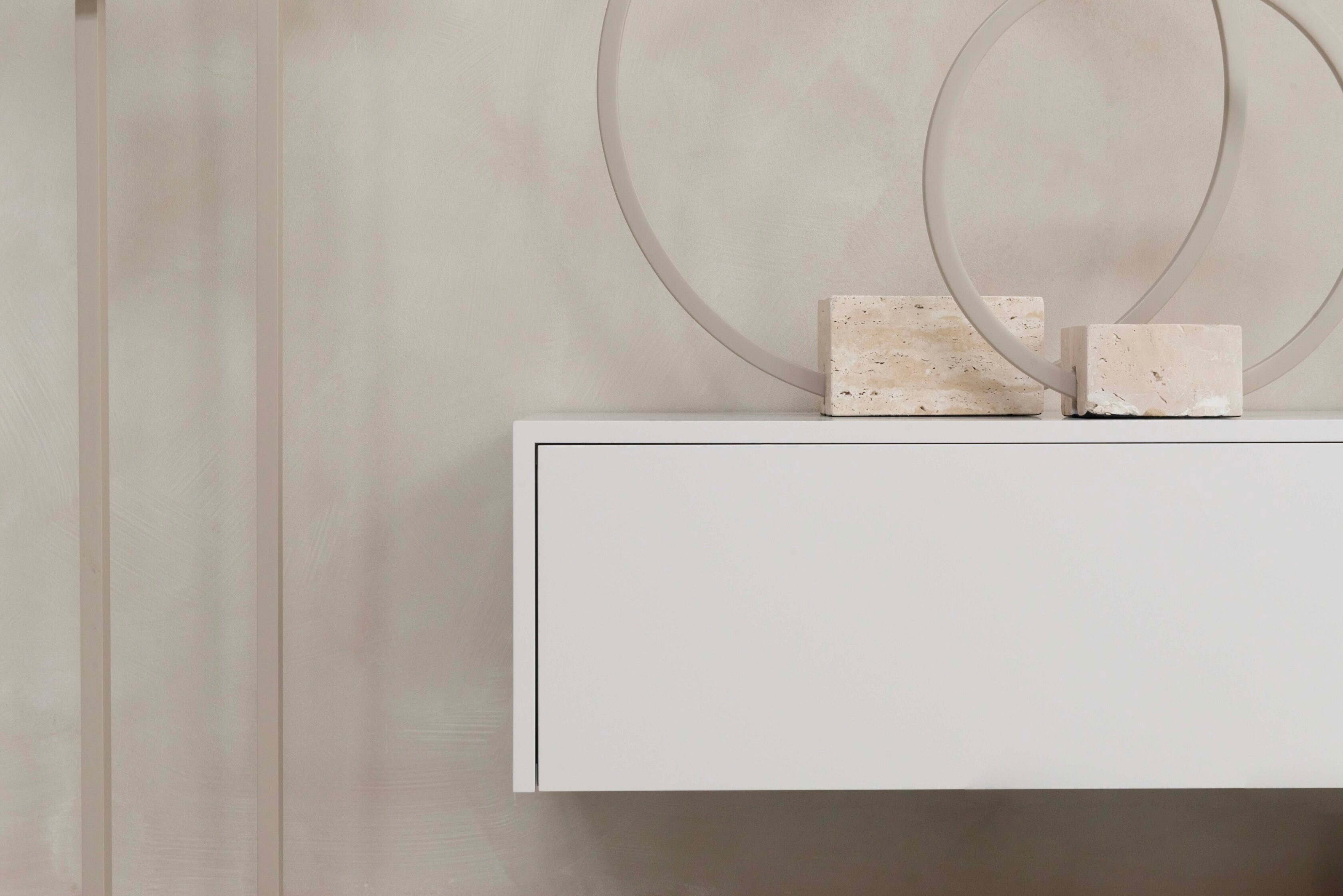 TV-meubel Johnson - Zwevend - MDF - 2 kleppen