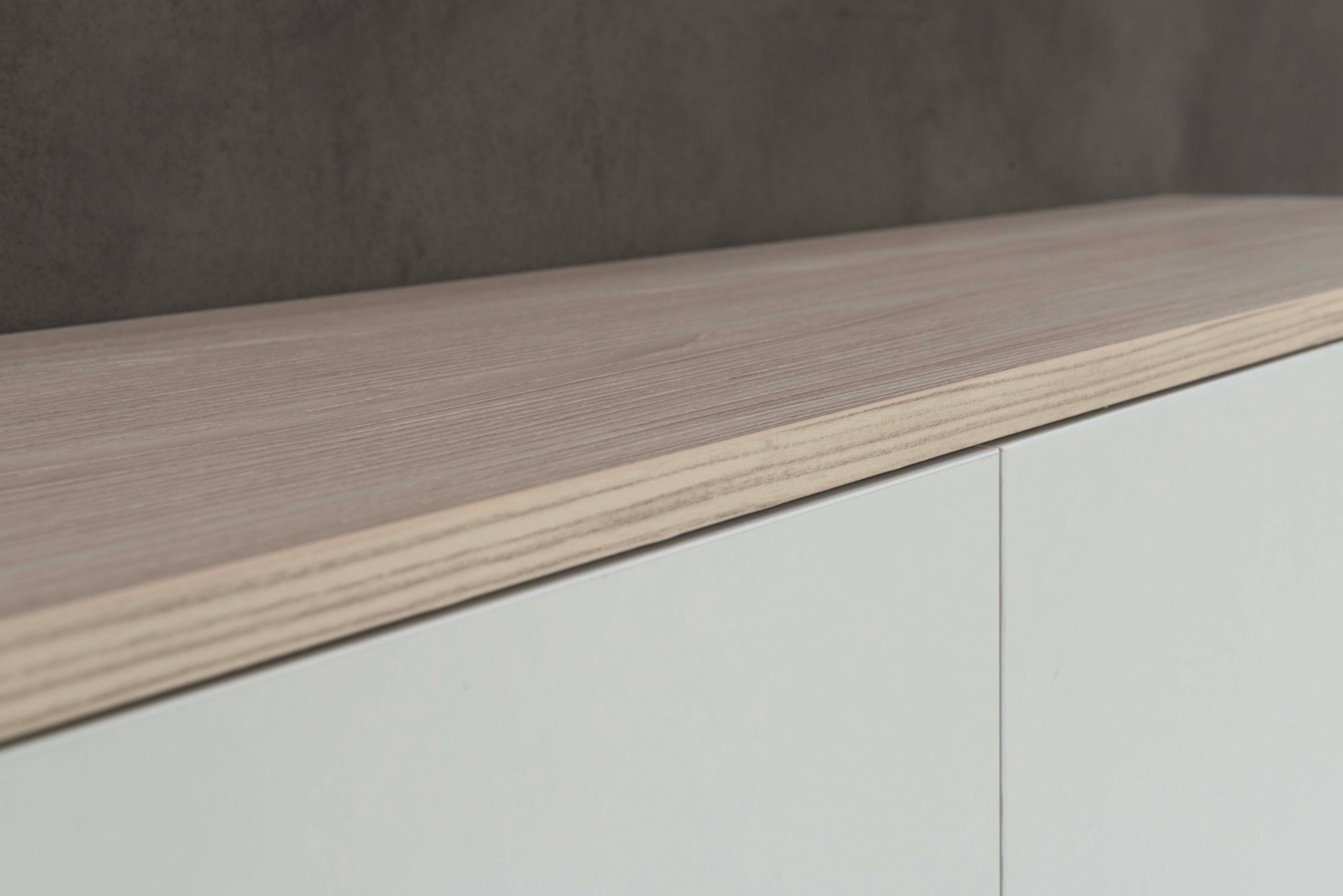 TV-meubel Gregor - Zwevend - Melamine - 2 kleppen