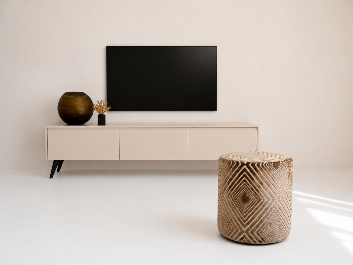 TV-meubel Mason - Staand - MDF - 3 kleppen