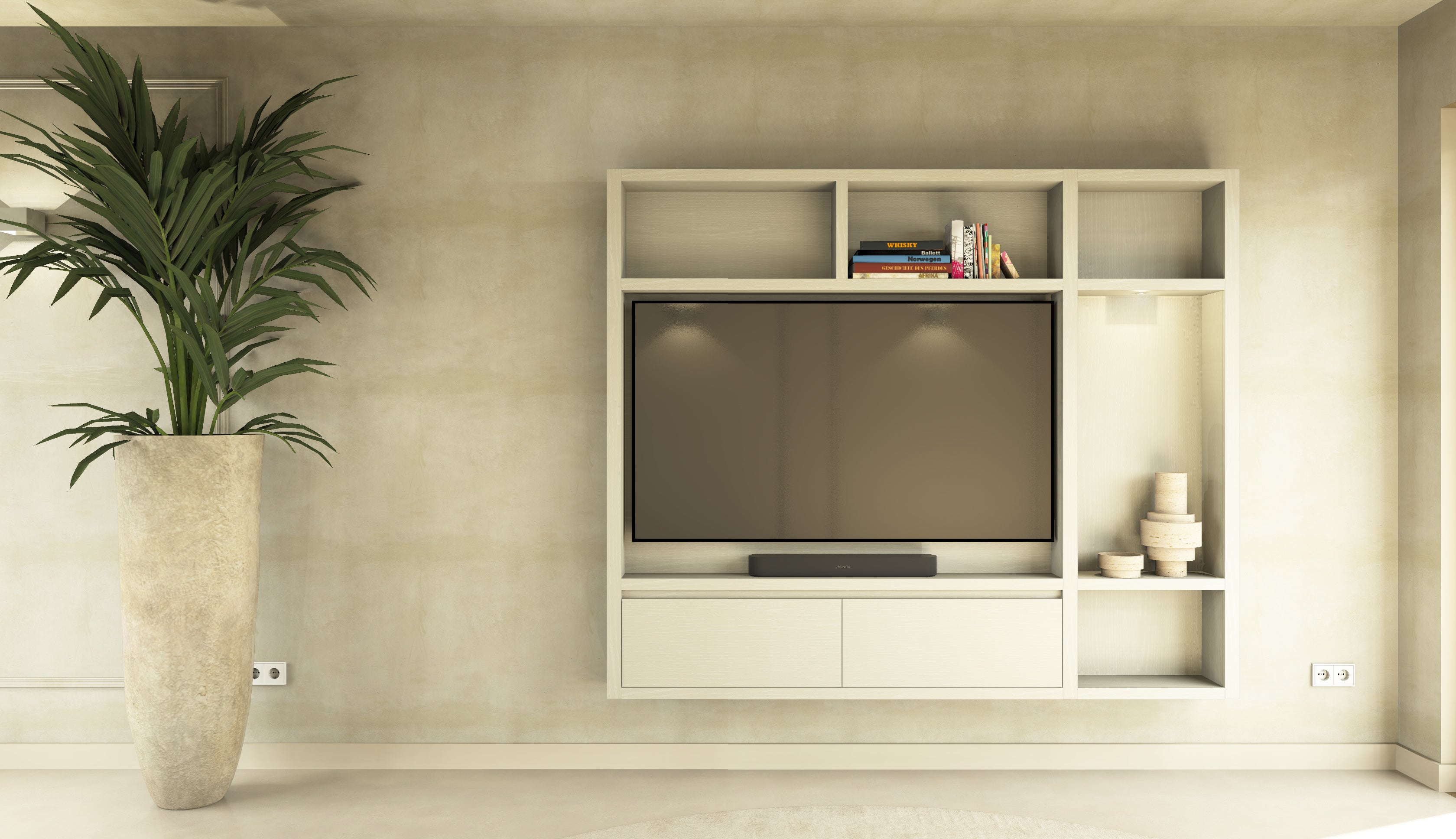 Cinewall Japandi small met LED verlichting