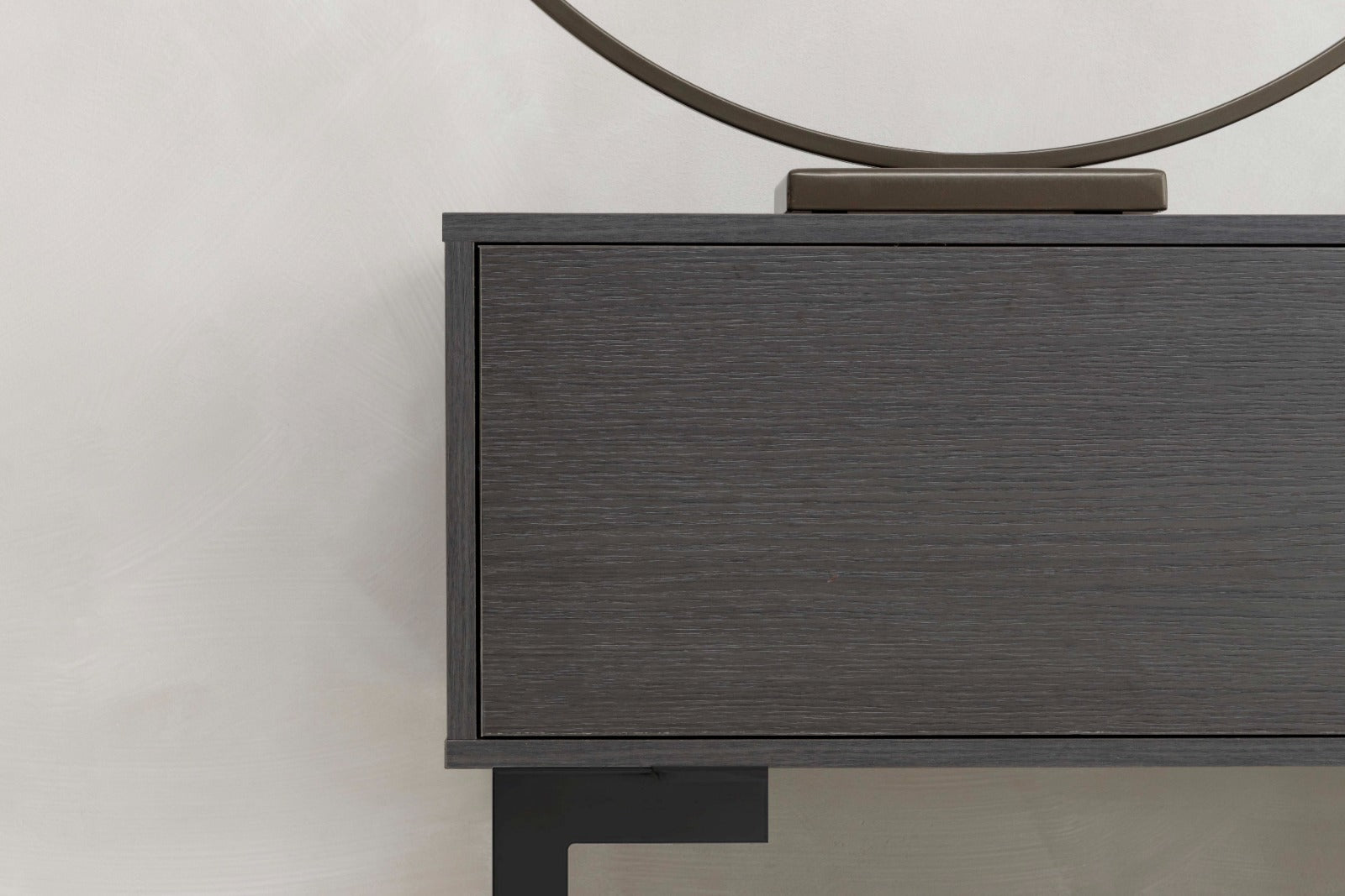 TV-meubel Stephan - Staand - Melamine - 3 kleppen - Open vak