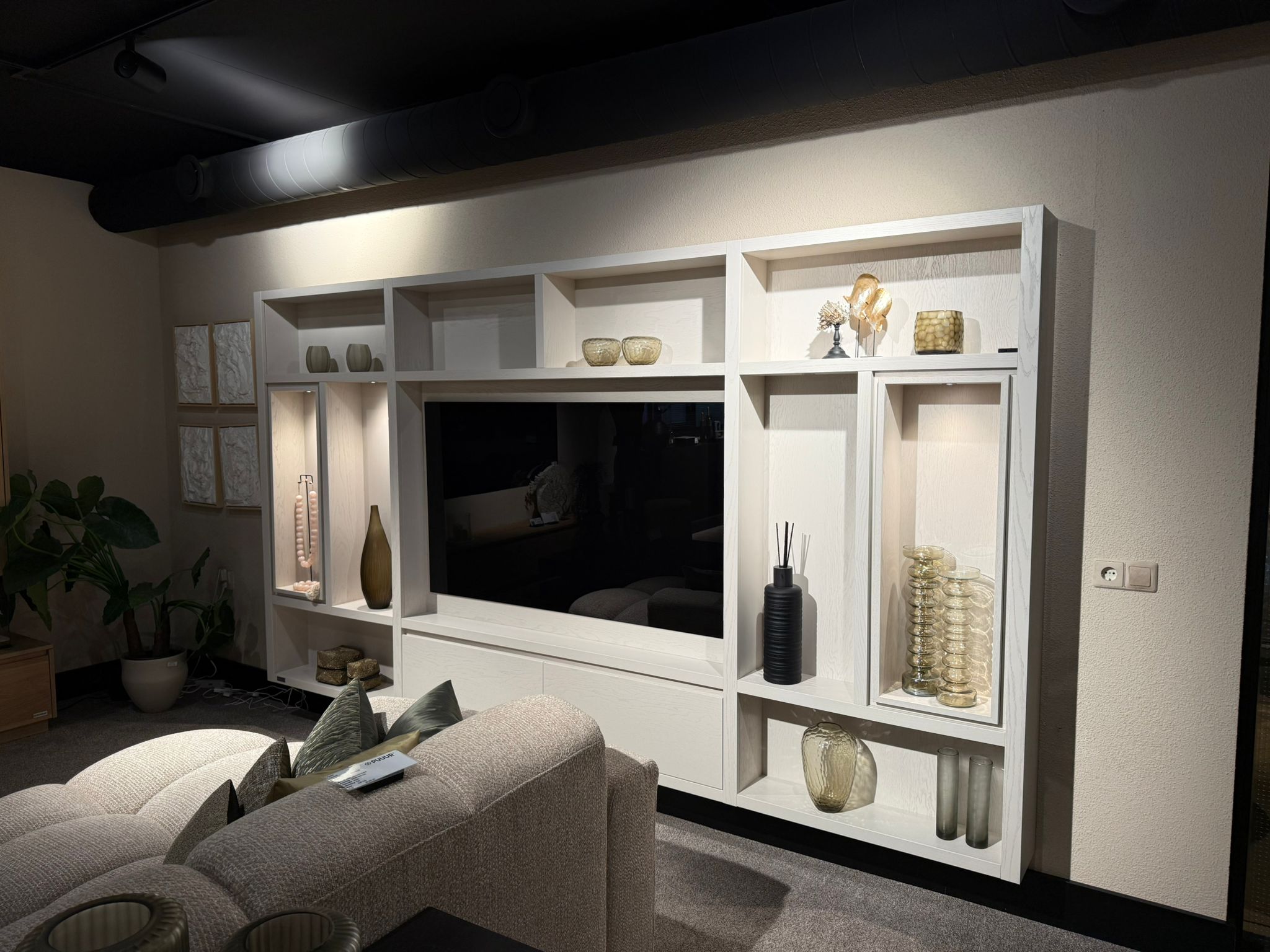 Cinewall Como - Zwevend - Eiken