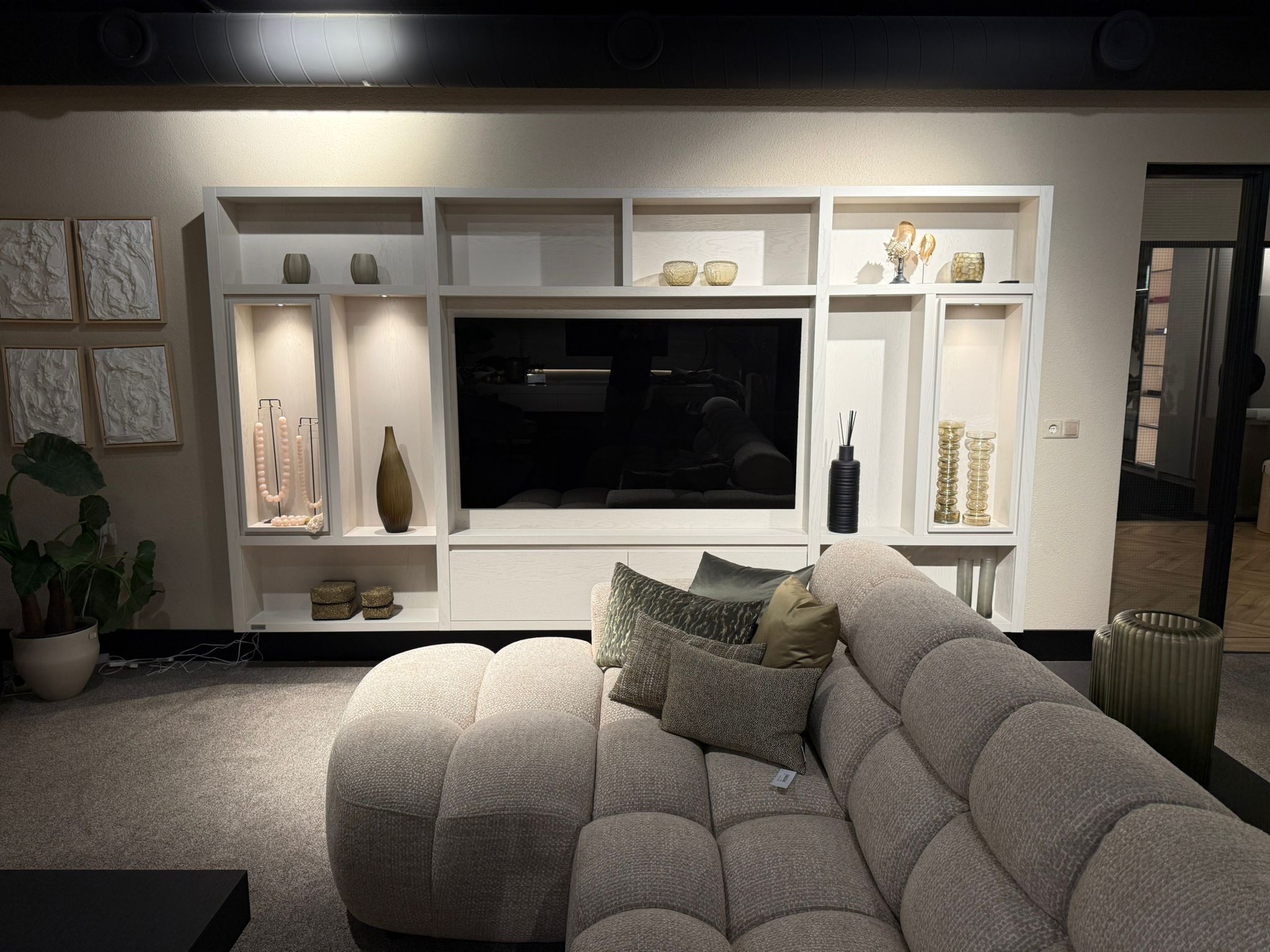 Cinewall Como - Zwevend - Eiken