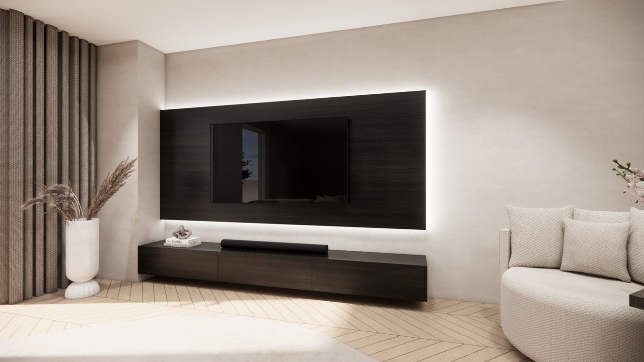 Wandpaneel - Eiken - TV paneel