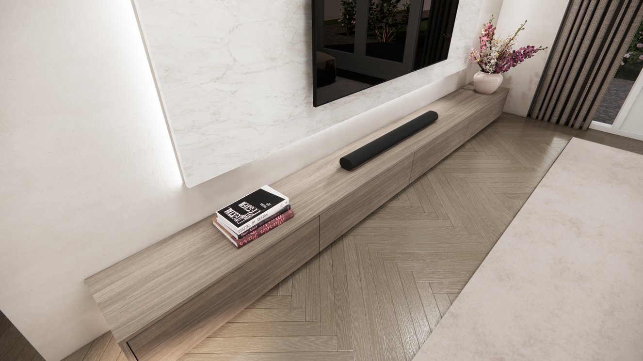 Wandpaneel - Marmer - Melamine - TV paneel