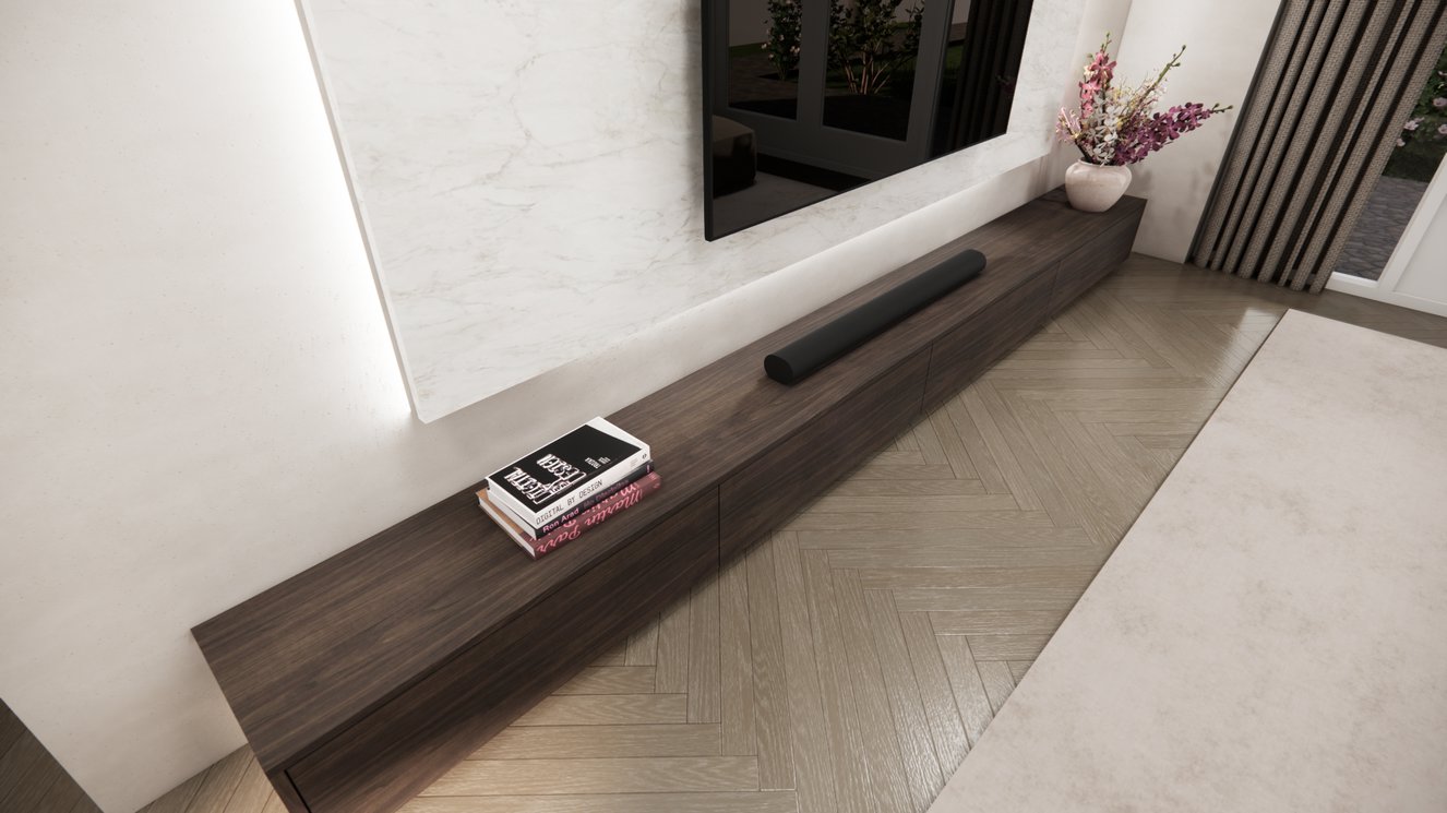 Wandpaneel - Marmer - Melamine - TV paneel