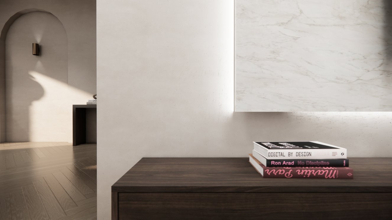 Wandpaneel - Marmer - Melamine - TV paneel