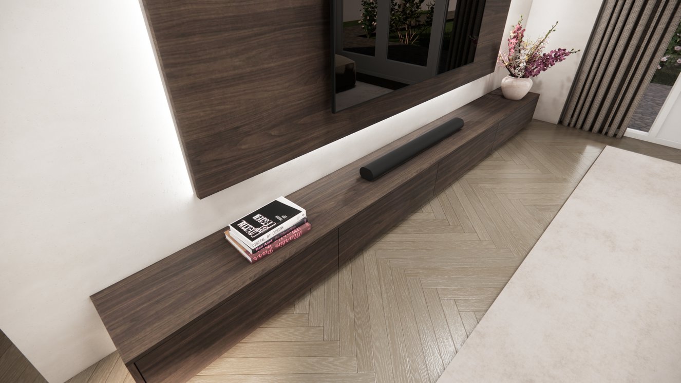 Wandpaneel Melamine Eiken - TV paneel