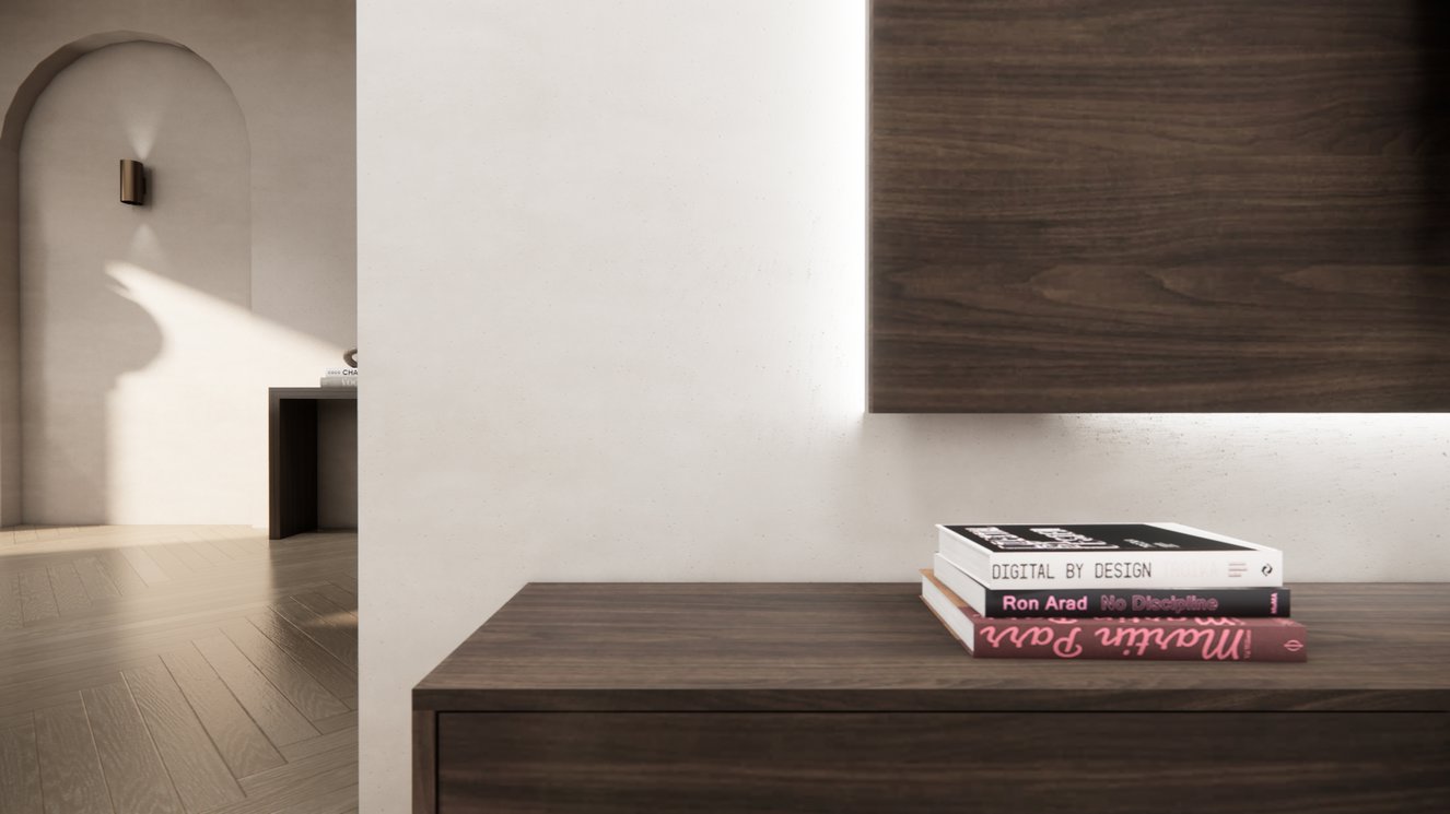 Wandpaneel Melamine Eiken - TV paneel