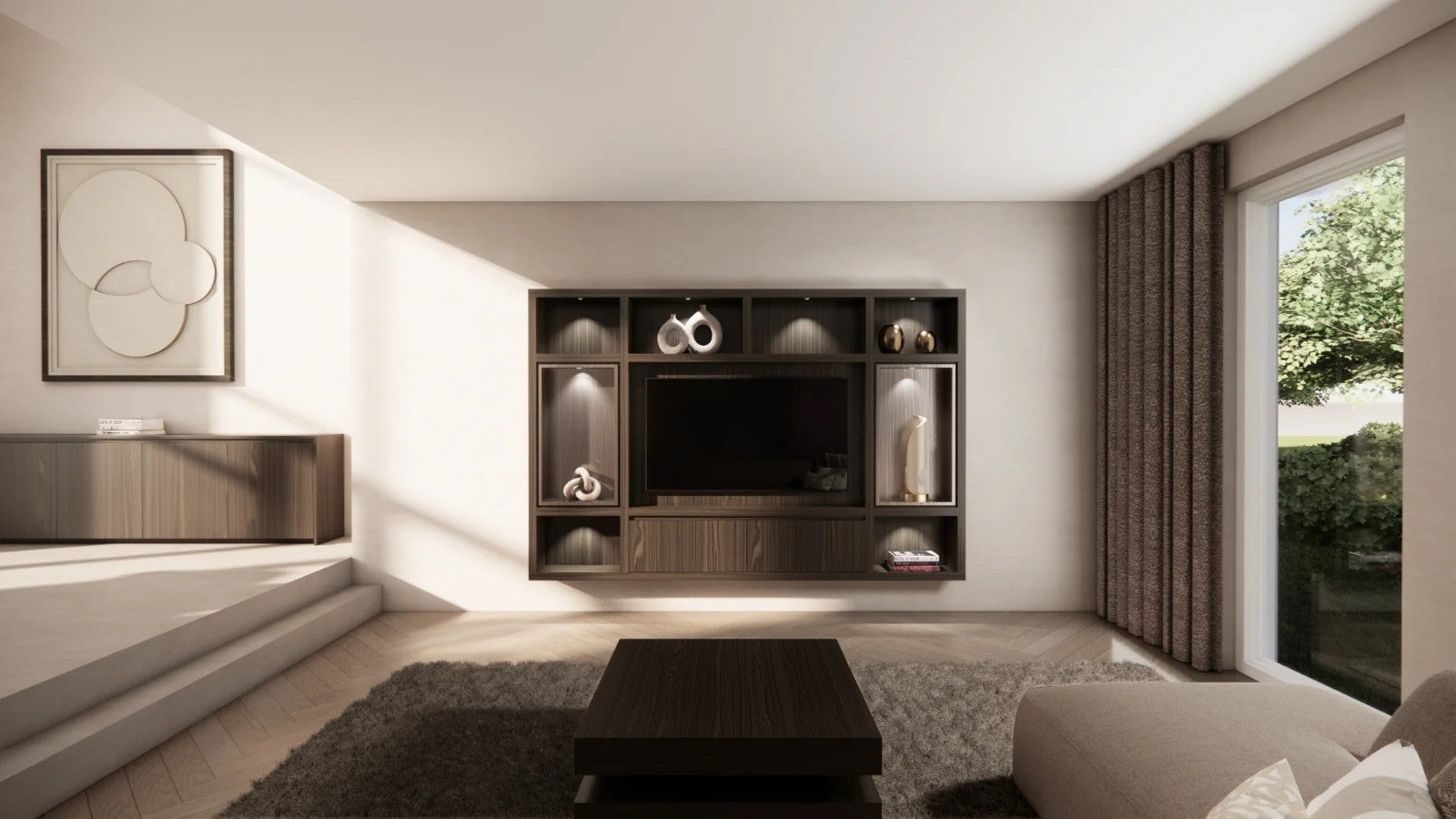 soundbar in tv meubel plaatsen