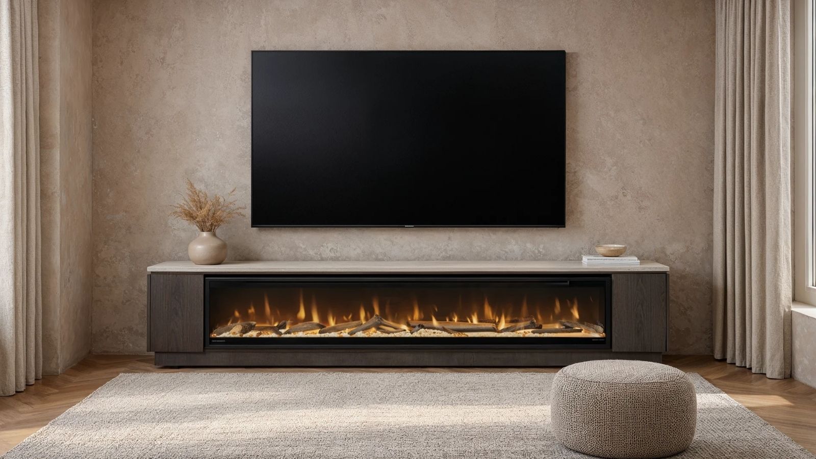 tv meubel zwart 200 cm