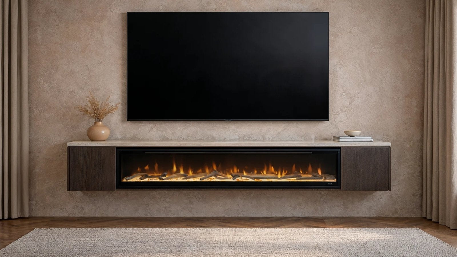 tv meubel zwart 240 cm