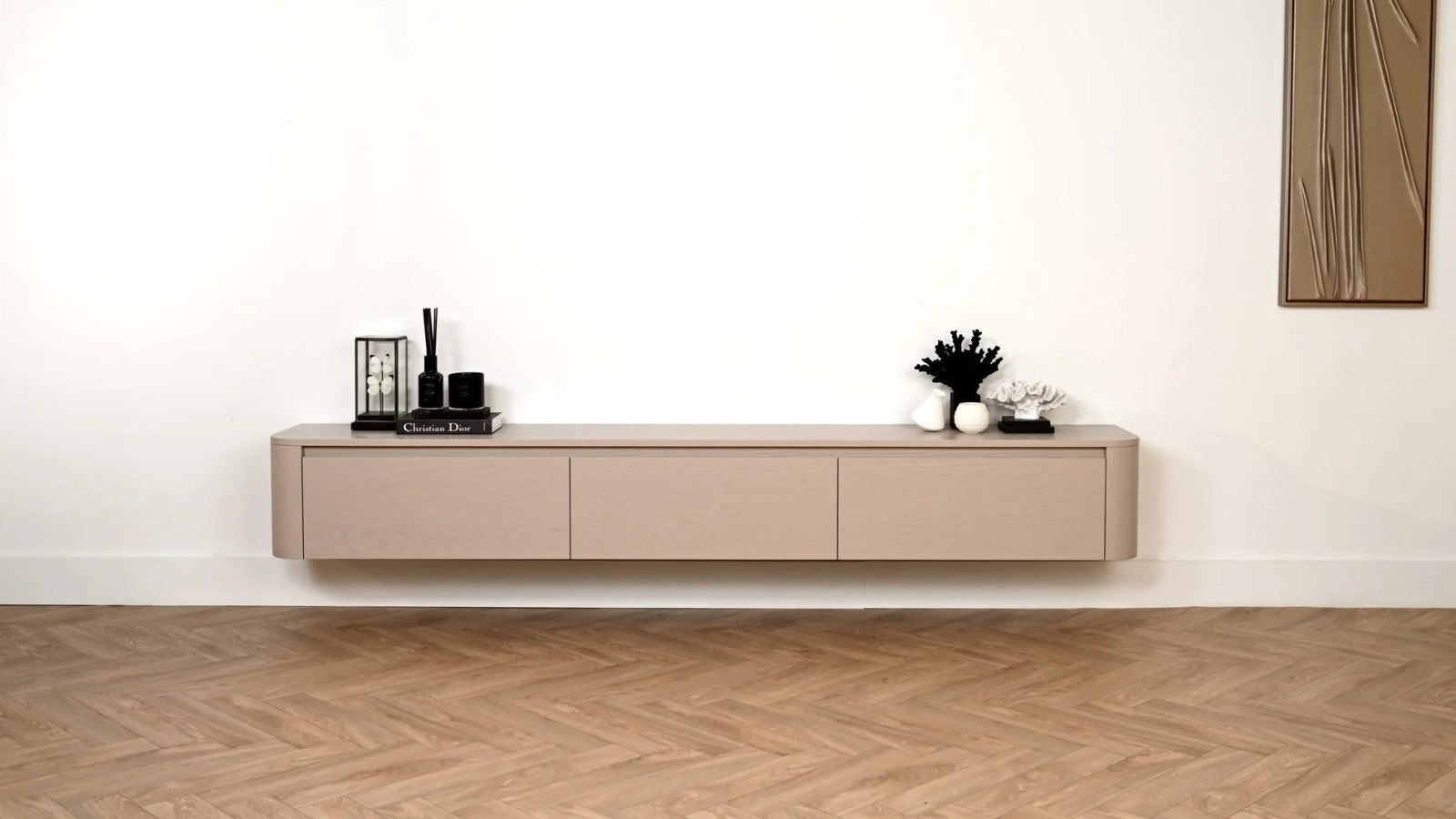 ovale tv meubel