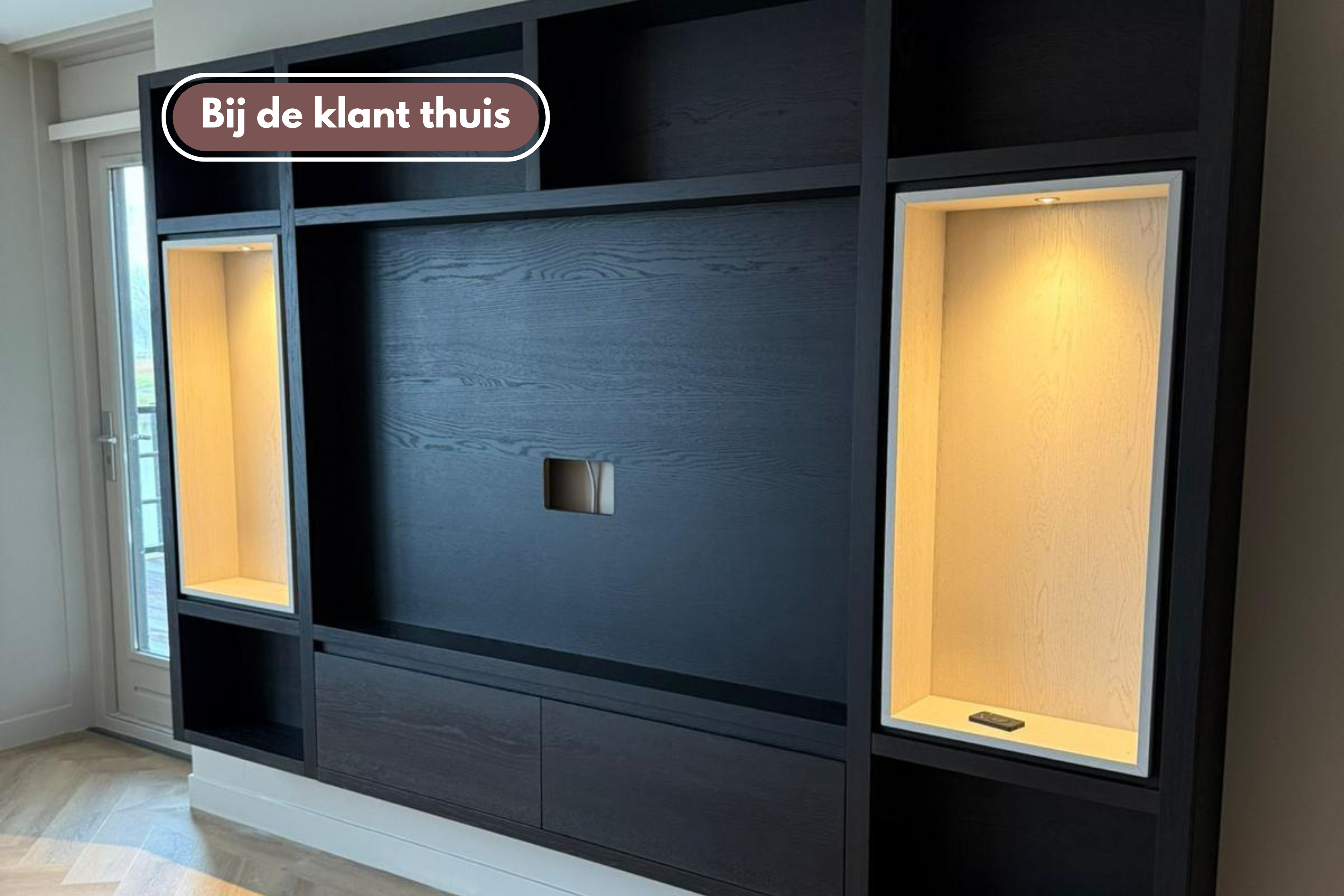 Cinewall Como - Zwevend - Eiken - 2 kleppen - 270 cm