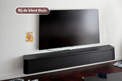 TV-meubel Runa - Zwevend - Eiken - 3 kleppen