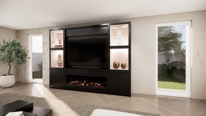 Cinewall Grace - Staand - Eiken - 2 Deurs - 280-340 cm - British Fires