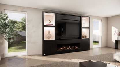 Cinewall Grace - Staand - Eiken - 2 Deurs - 280-340 cm - British Fires