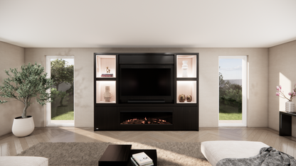Cinewall Grace - Staand - Eiken - 2 Deurs - 280-340 cm - British Fires