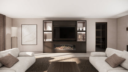 Cinewall Grace - Staand - Eiken - 2 Deurs - 280-340 cm - Kalfire E-ONE