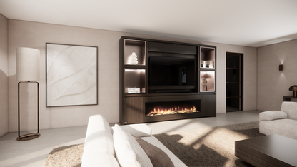 Cinewall Grace - Staand - Eiken - 2 Deurs - 280-340 cm - Dimplex