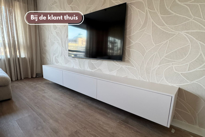 TV-meubel Johnson - Zwevend - MDF - 3 kleppen