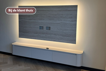 Wandpaneel - Travertin - Melamine - TV paneel