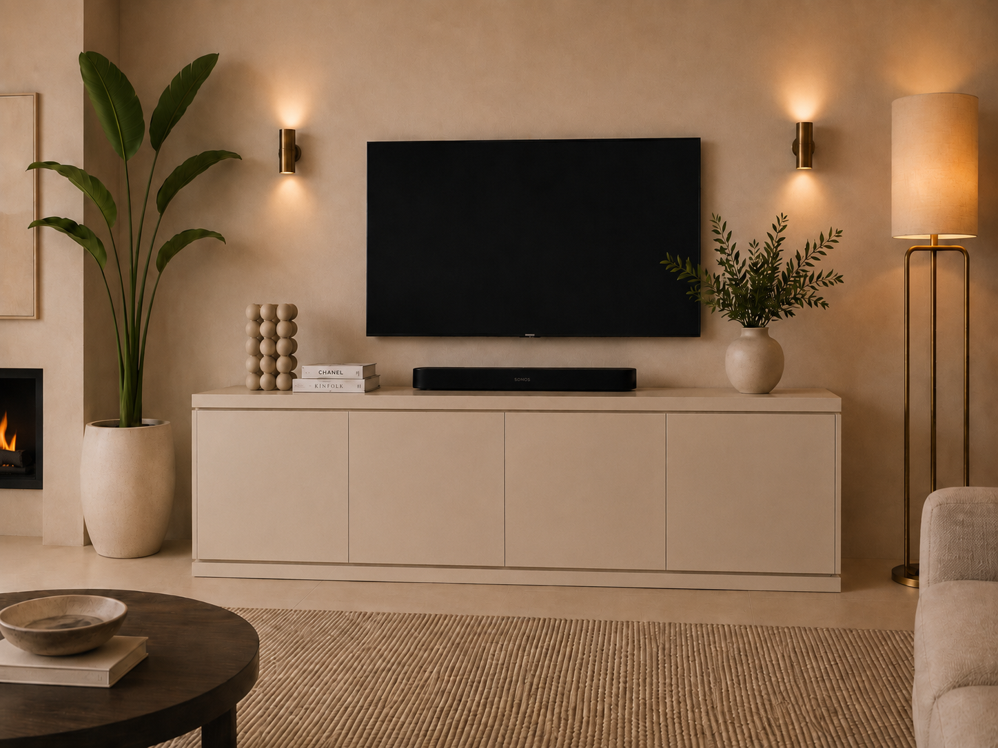 Dressoir Rockefeller - Staand - MDF - 4 Deurs
