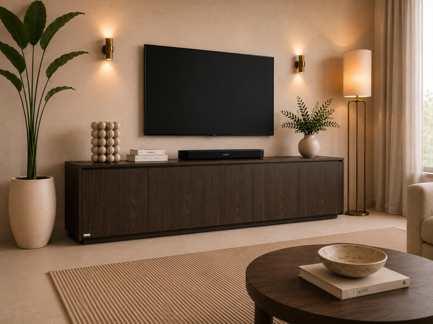 Dressoir Mason - Staand - Eiken -  5 Deurs
