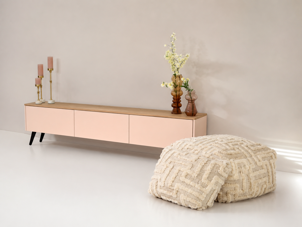 TV-meubel Johnson - Staand - MDF - 3 kleppen