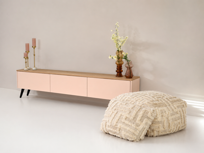 TV-meubel Johnson - Staand - MDF - 3 kleppen