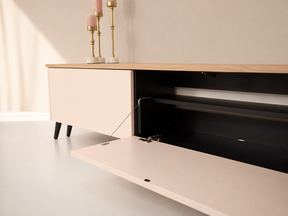 TV-meubel Johnson - Staand - MDF - 3 kleppen