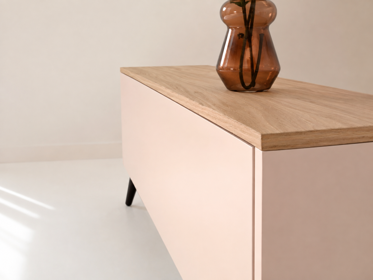 TV-meubel Johnson - Staand - MDF - 3 kleppen