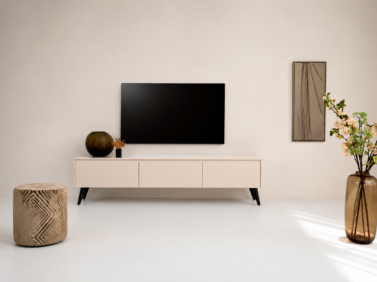 TV-meubel Mason - Staand - MDF - 3 kleppen