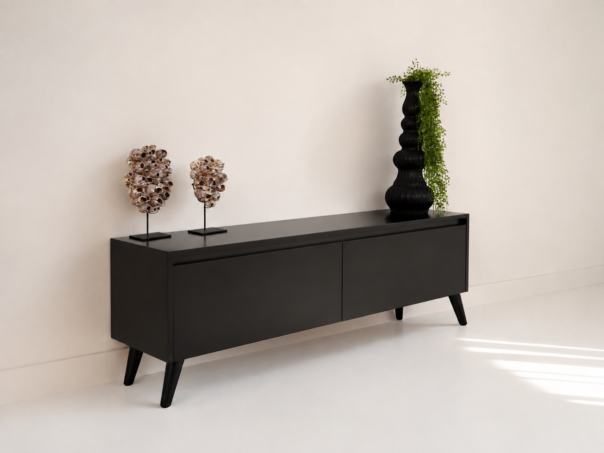 TV-meubel Mason - Staand - MDF - 2 kleppen