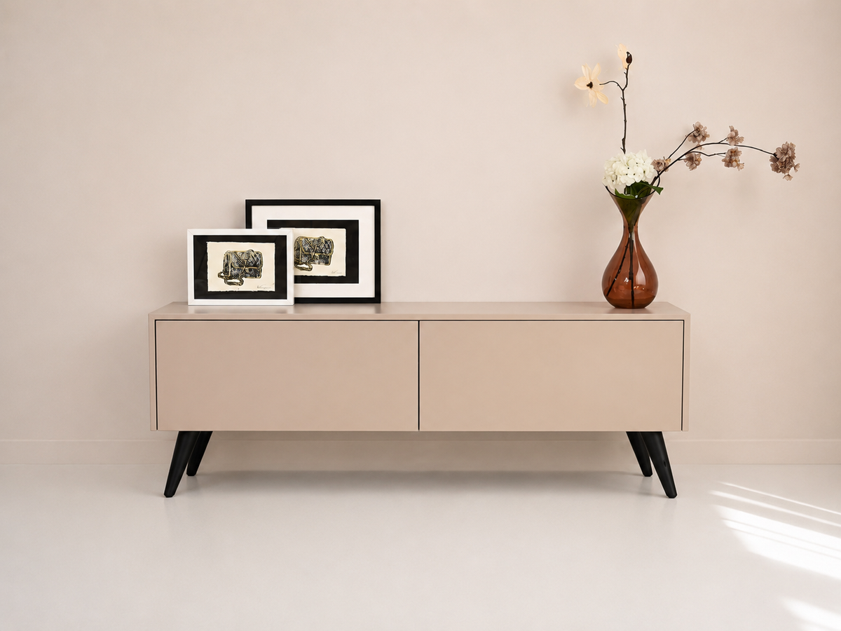 Tv-meubel Johnson - Staand - MDF - 2 kleppen