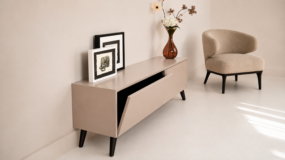 Tv-meubel Johnson - Staand - MDF - 2 kleppen