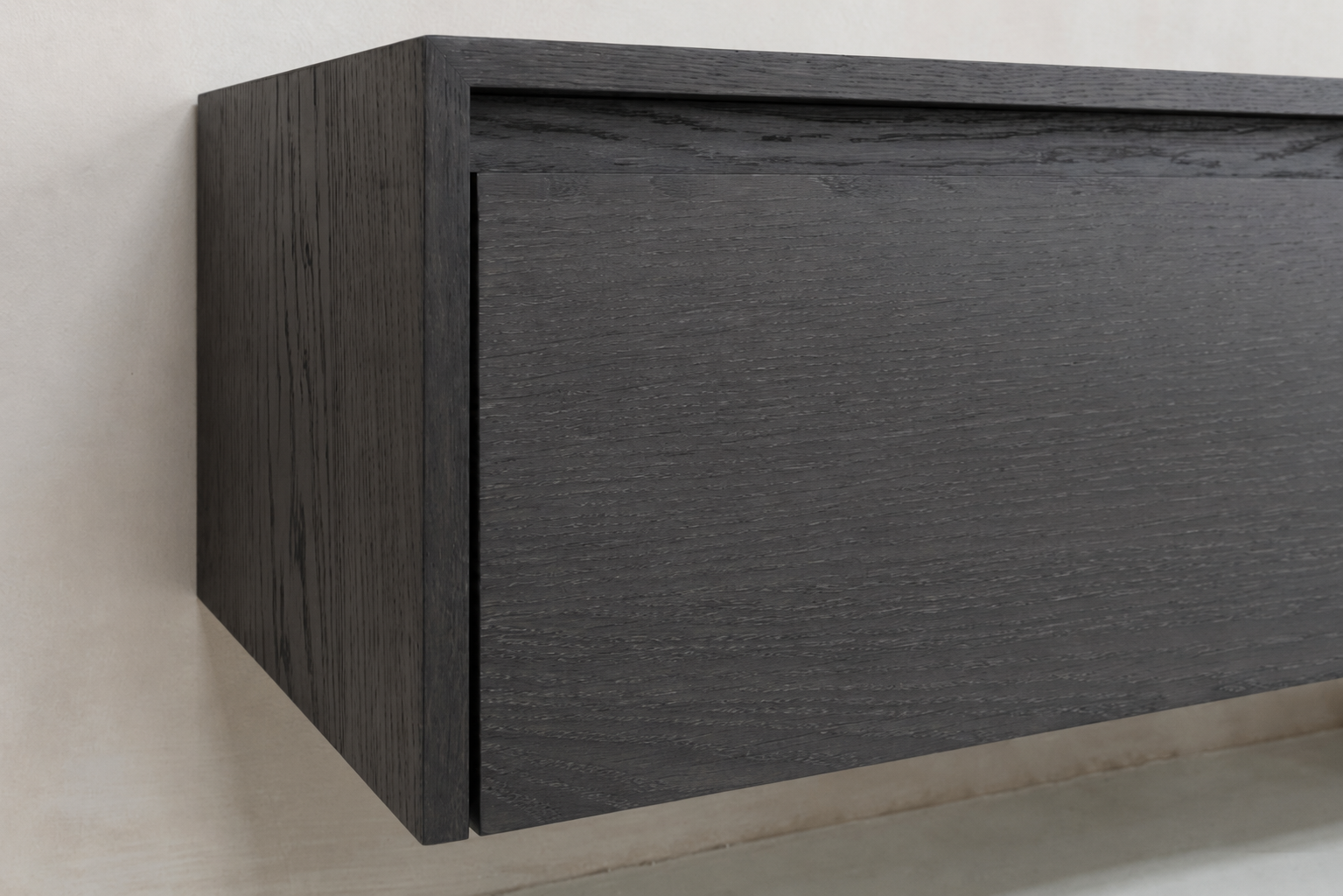TV-meubel Mason - Zwevend - Eiken - 2 kleppen