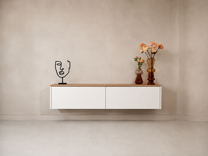 TV-meubel Johnson - Zwevend - MDF - 2 kleppen
