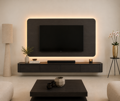 Wandpaneel - Eiken - TV paneel
