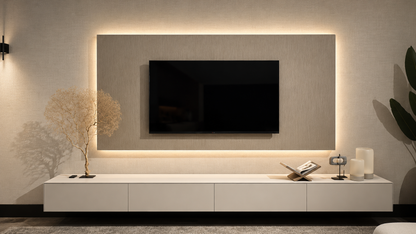 Wandpaneel - Alpaca - Melamine - TV paneel