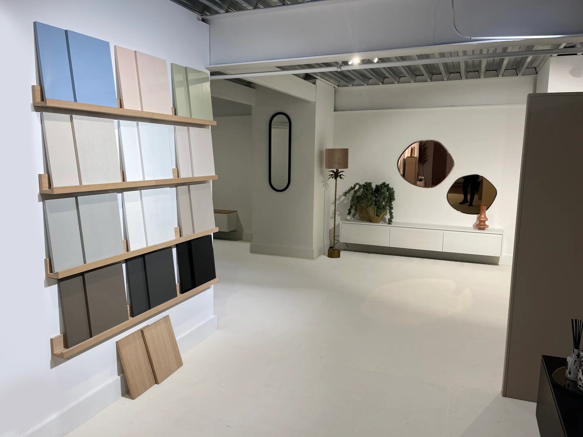 Kleurtstalenbox per 5 stuks | Eiken Fineer Metallic