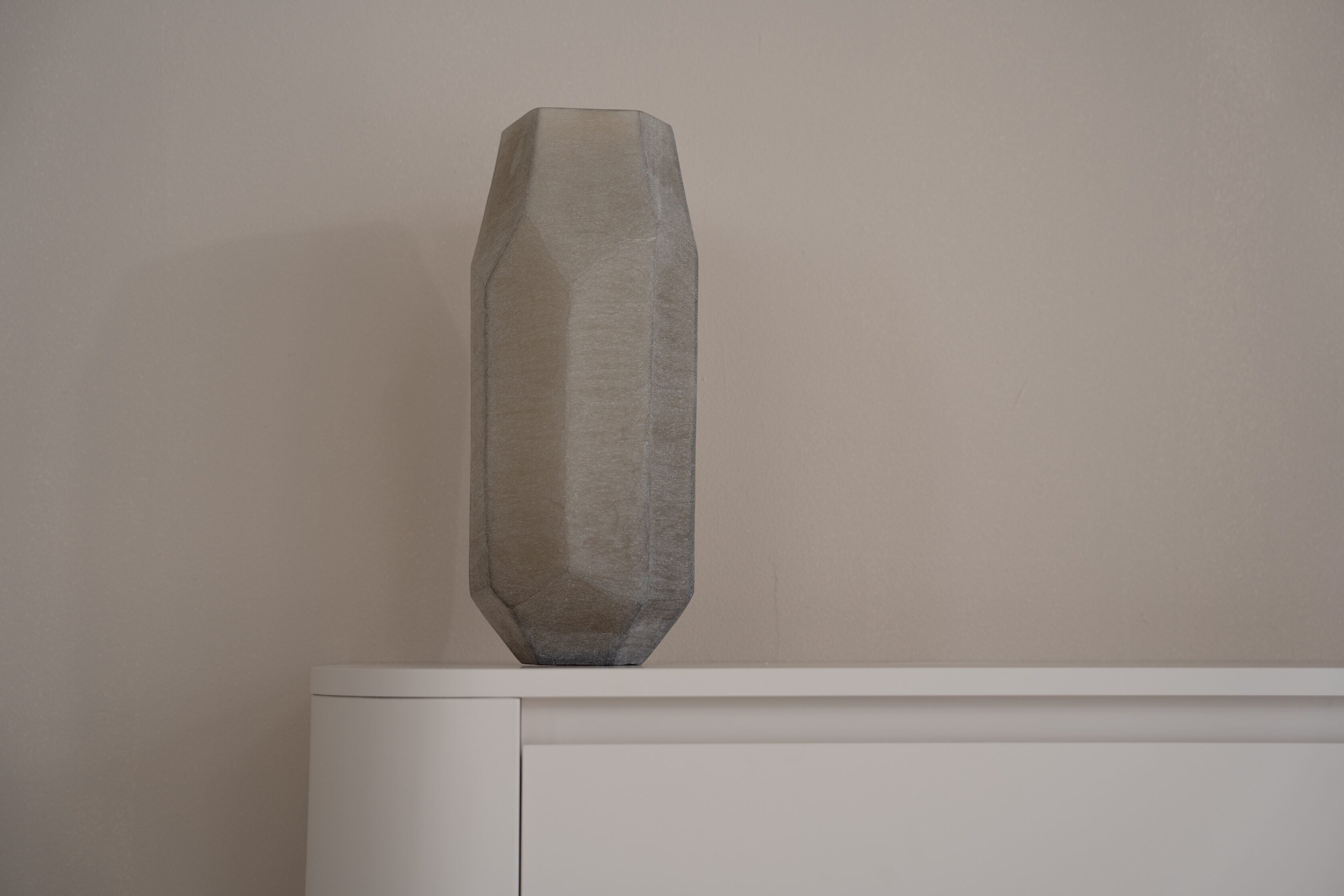 Tv-meubel Runa - Zwevend - Off White - MDF - 2 kleppen